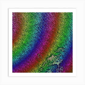 Rainbow Swirl Art Print