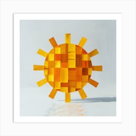 Abstract Sun 2 Art Print