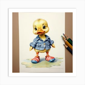 Ducky 37 Art Print