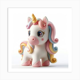 Unicorn Figurine 42 Art Print