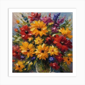 Flowers In A Vase Art Print