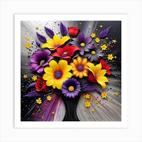 Tree Of Flowers Art Print