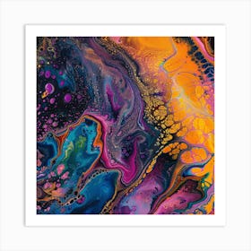 Fluid Acrylic 2 Art Print