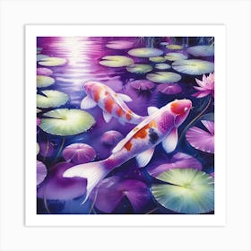 Koi Fish 3 Art Print