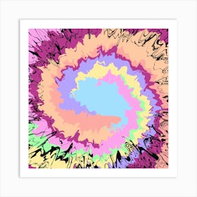 Tie Dye Swirl Art Print