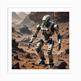 Robotic Travels Art Print