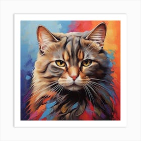 Cat Portrait 1 Art Print