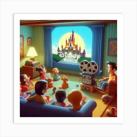 Vintage Home Movies 2 Art Print