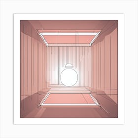 Room With A Light Art Print