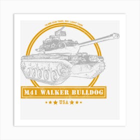 M41 Walker Bulldog Art Print