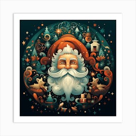 Santa Claus 10 Art Print