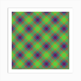 Plaid Pattern 39 Art Print