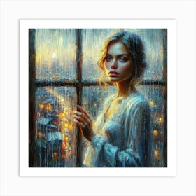 Rainy Night Art Print