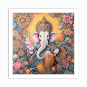 Ganesha 3 Art Print