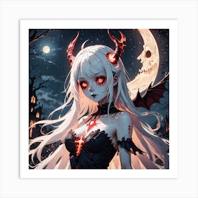 Devil Girl Art Print