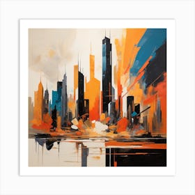 Chicago Skyline Art Print