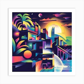 Cityscape 7 Art Print