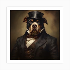 Victorian Dog Art Print