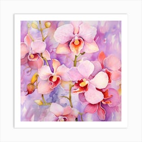 Orchids Art Print