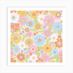 Floral Pattern 5 Art Print