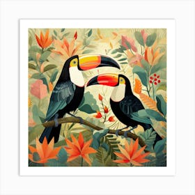 Bird In Nature Toucan 3 Art Print