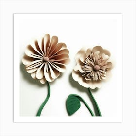 Paper Flowers 2 Art Print