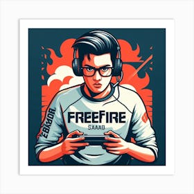 Freefire play Art Print