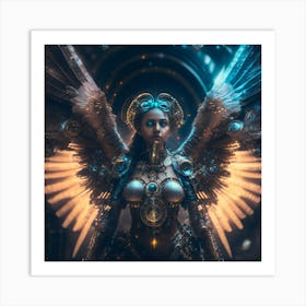 Steampunk Angel 1 Art Print