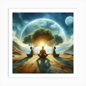 Meditation And Spirituality Art Print