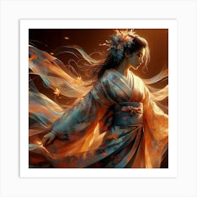 Kimono 1 Art Print