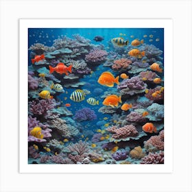 Coral Reef Art Print