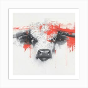 Bull Head 2 Art Print