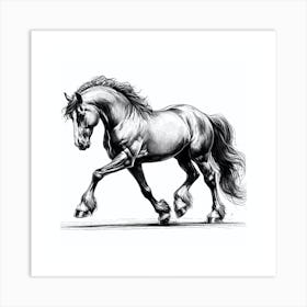 Horse Galloping 8 Art Print