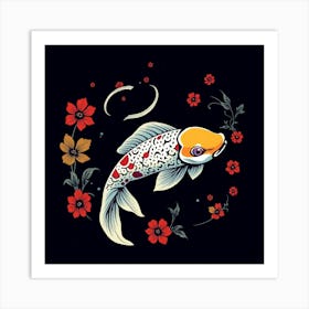 Koi Fish 12 Art Print