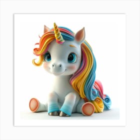 Enchanting Aura Unicorn Art Print