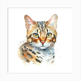Asian Leopard Cat Portrait 2 Art Print