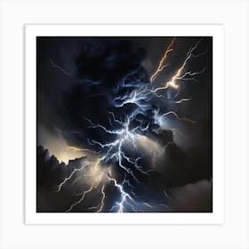 Lightning Storm 2 Art Print