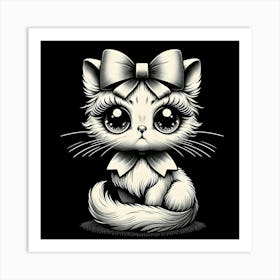 Kitty Cat 5 Art Print