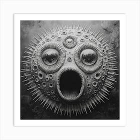 Arachnid Face Art Print