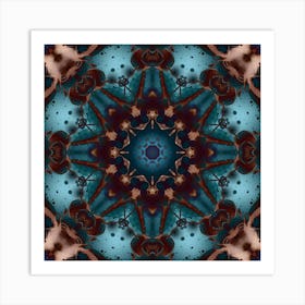 Abstract Mandala Eclipse Of The Sun 1 Art Print