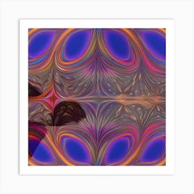 Abstract Fractal Art Art Print