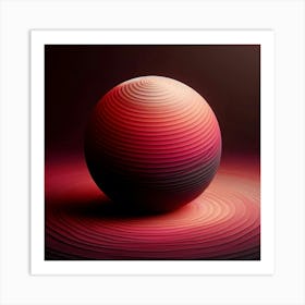 Abstract Sphere Art Print