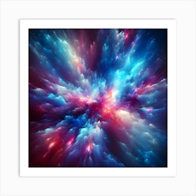 Abstract Nebula Art Print