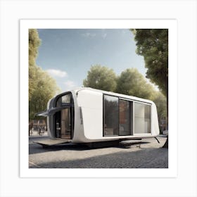 Tiny House On Wheels Art Print