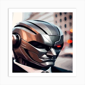 Suit Robot fantasy Art Print