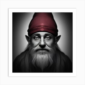 Gnome Portrait Art Print