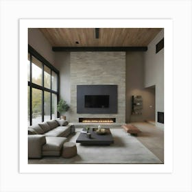 Modern Living Room 27 Art Print