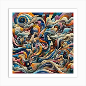 Abstract Painting 2 Art Print