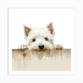 West Highland White Terrier Dog 1 Art Print