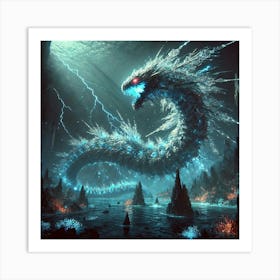 Crystal Leviathan 2 Art Print